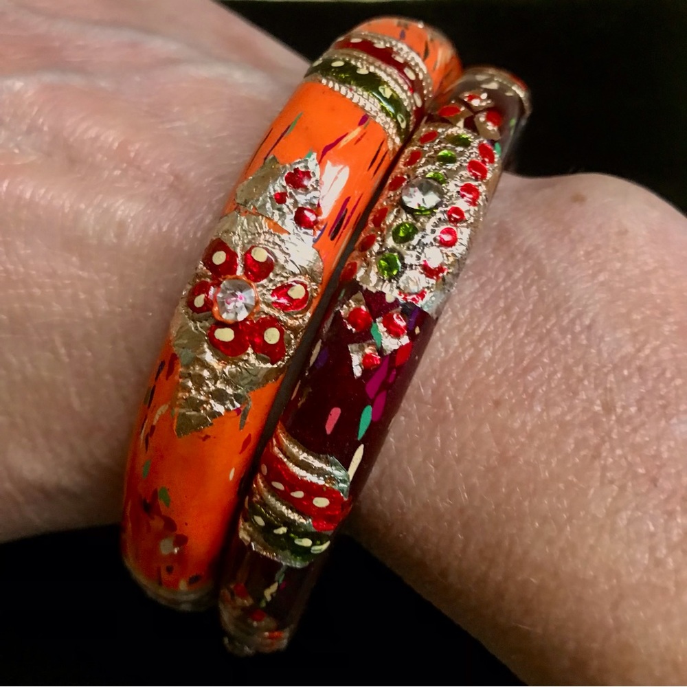 Wooden Bangles/bracelets from India - Picture 5 of 7